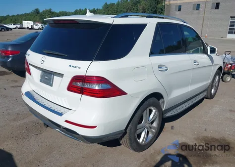 2015 Mercedes-Benz Ml 350 4Matic из США, поврежденный, VIN 4JGDA5HB7FA545418